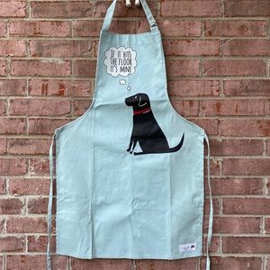 Organic Cotton Black Labrador Apron